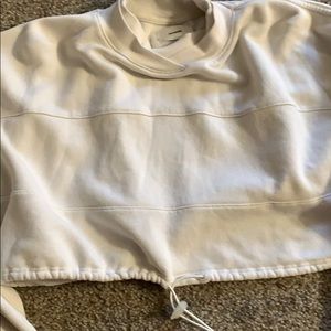 Joah Brown Drawl Cord Crop Sweatshirt